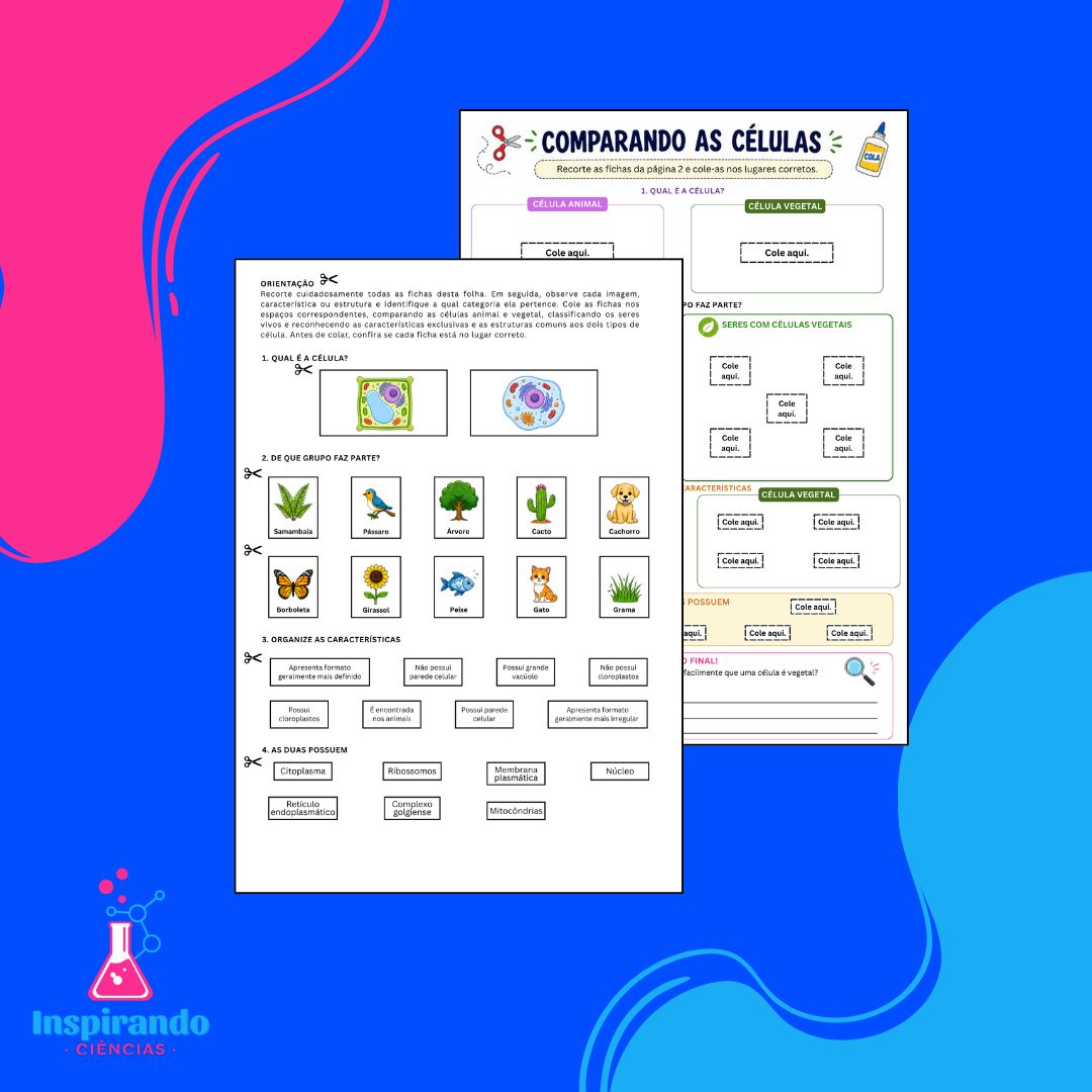 Combo de Atividades – Introdução à Biologia Celular - Imagem 5
