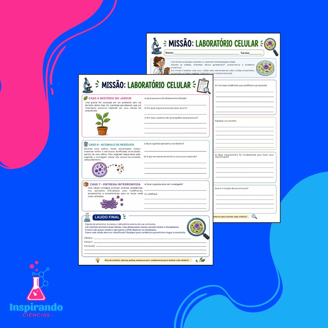 Combo de Atividades – Introdução à Biologia Celular - Imagem 6
