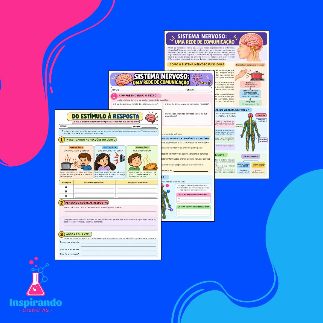 Combo de Atividades – Sistema Nervoso - Imagem 2